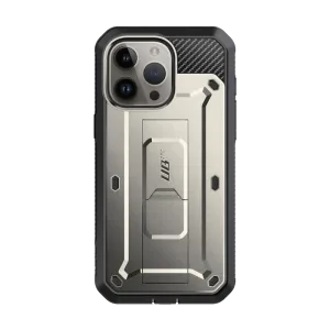 Trendy 2025 iPhone 15 Pro 6.1 inch Unicorn Beetle Pro Rugged Case-Titan Gray  Last Chance!