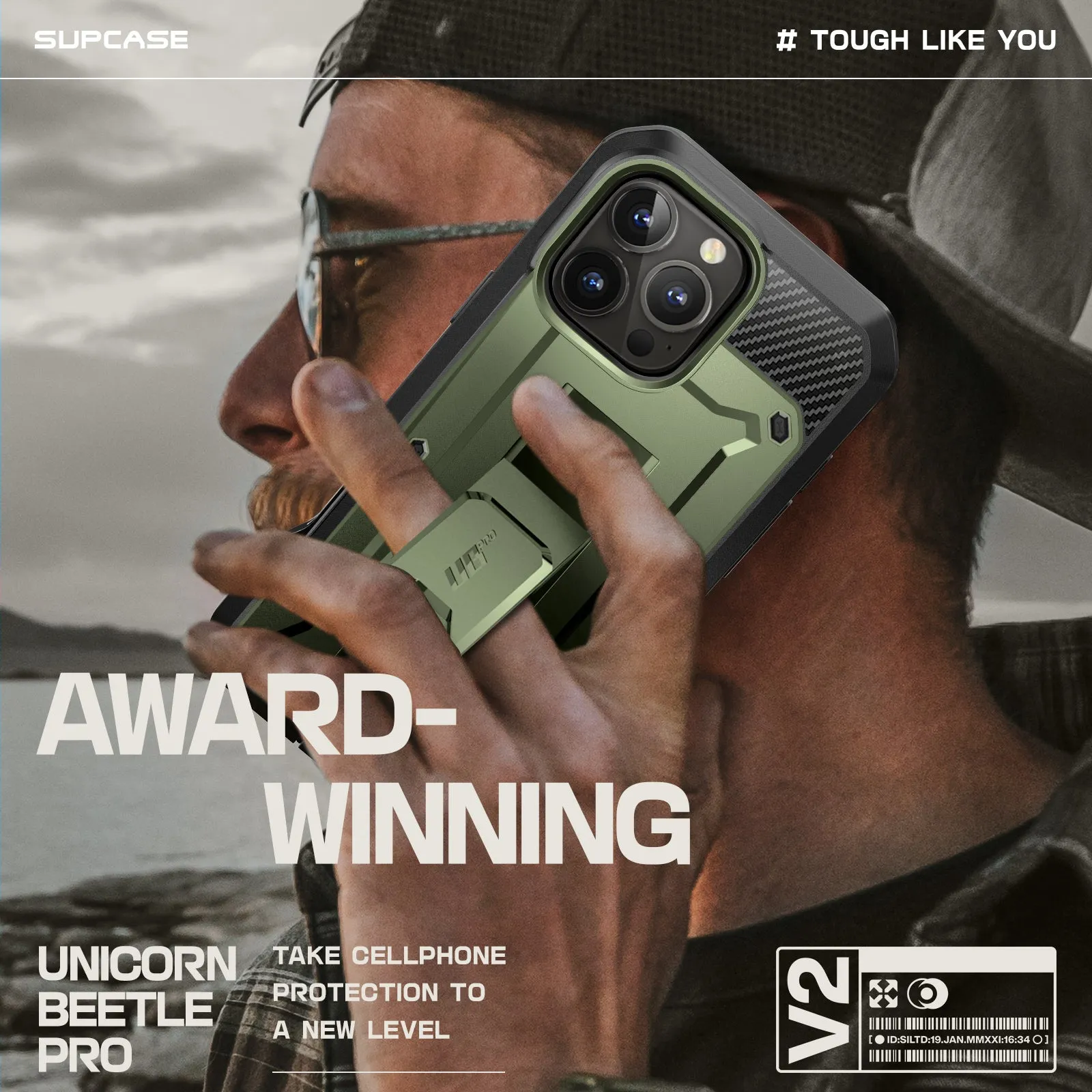 Trendy 2025 iPhone 16 Pro Max 6.9 inch Unicorn Beetle PRO Rugged Case-Dark Green  Limited Stock!