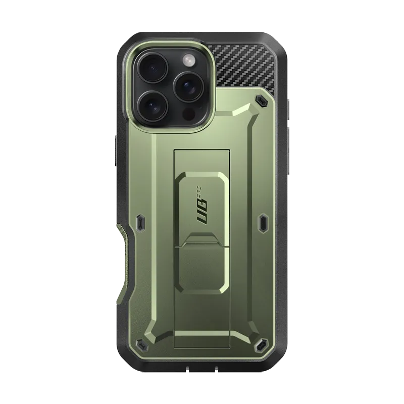 Trendy 2025 iPhone 16 Pro Max 6.9 inch Unicorn Beetle PRO Rugged Case-Dark Green  Limited Stock!