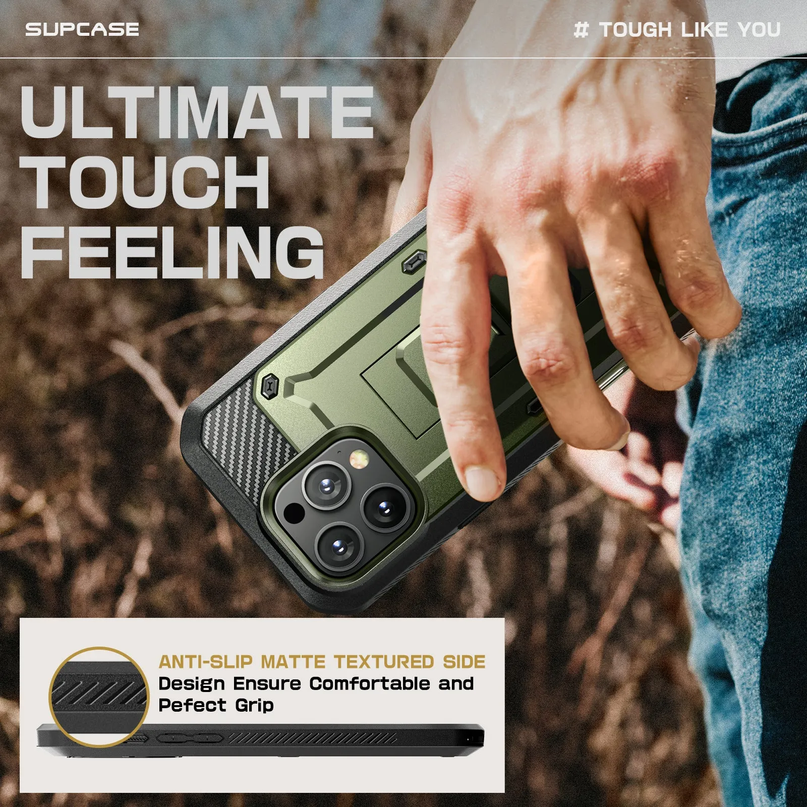 Trendy 2025 iPhone 16 Pro Max 6.9 inch Unicorn Beetle PRO Rugged Case-Dark Green  Limited Stock!