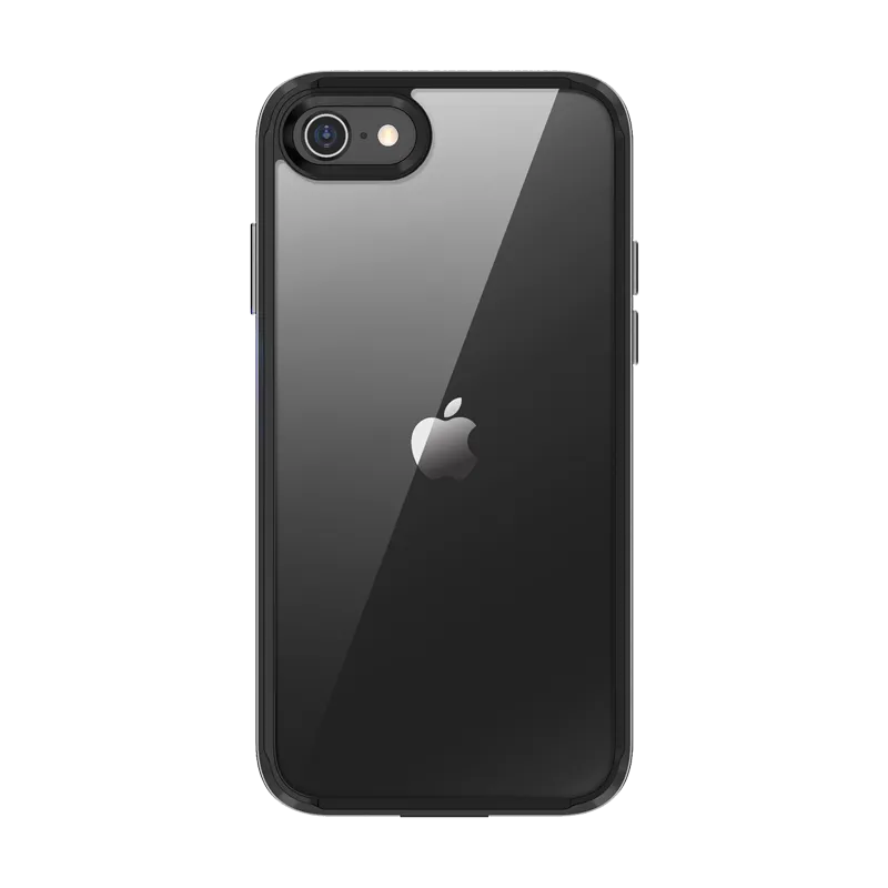 Trendy 2025 iPhone SE Unicorn Beetle EDGE Clear Bumper Case-Black  Stylish & Comfortable