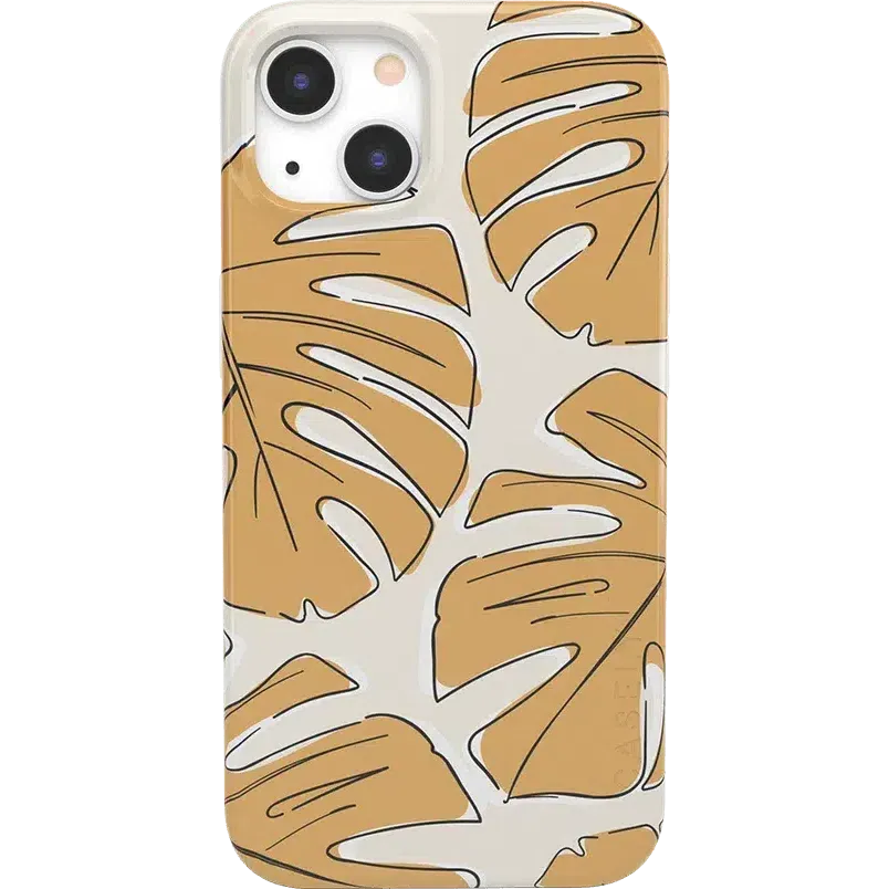Trendy 2025 Island Time | Tropical Leaves Floral Case  Limited Stock!