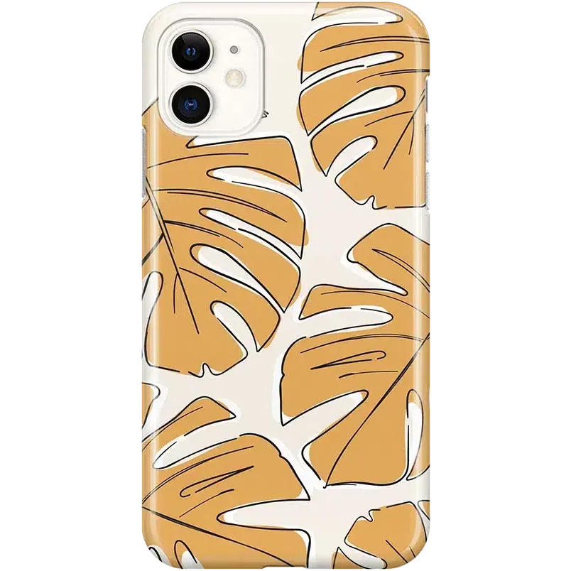 Trendy 2025 Island Time | Tropical Leaves Floral Case  Limited Stock!