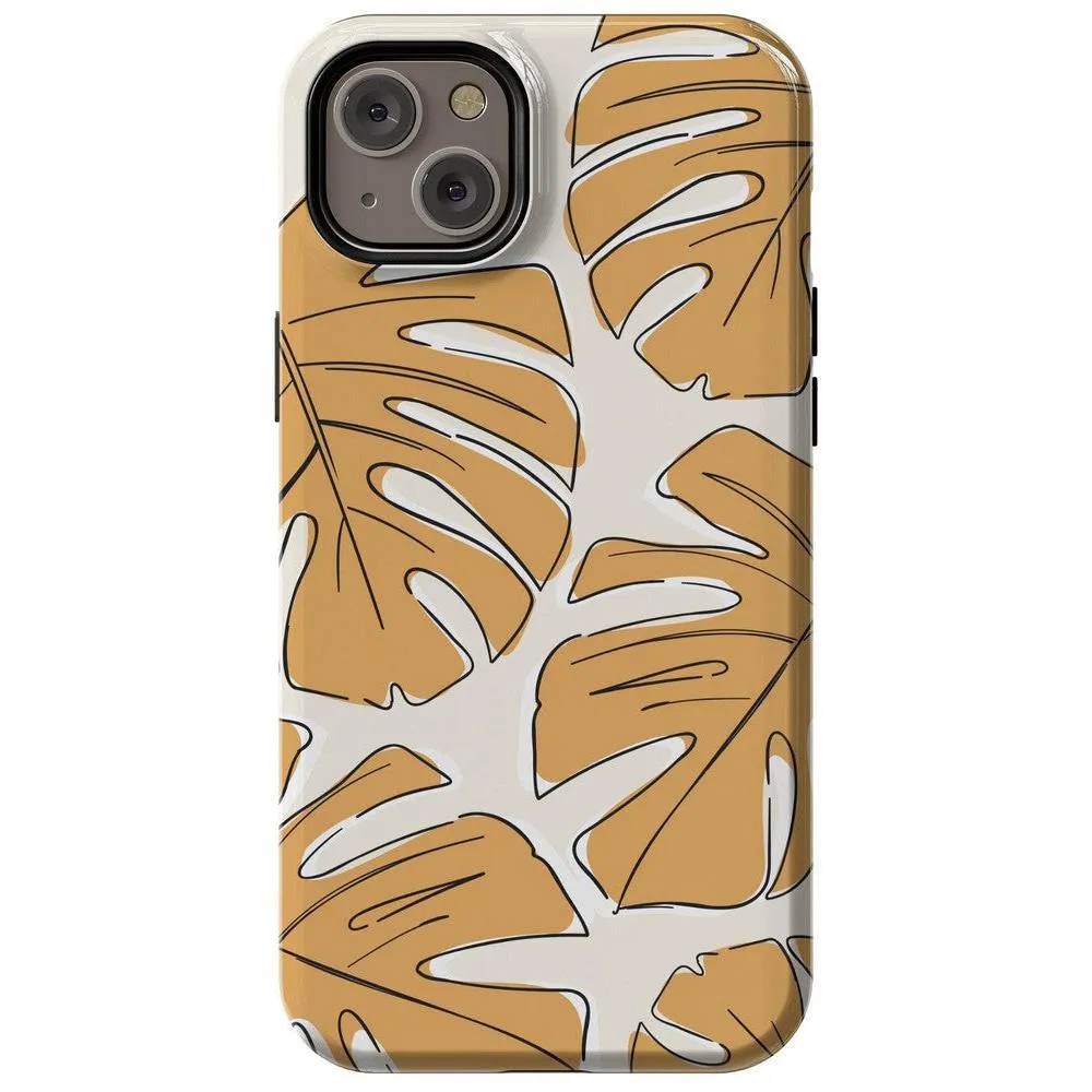 Trendy 2025 Island Time | Tropical Leaves Floral Case  Limited Stock!
