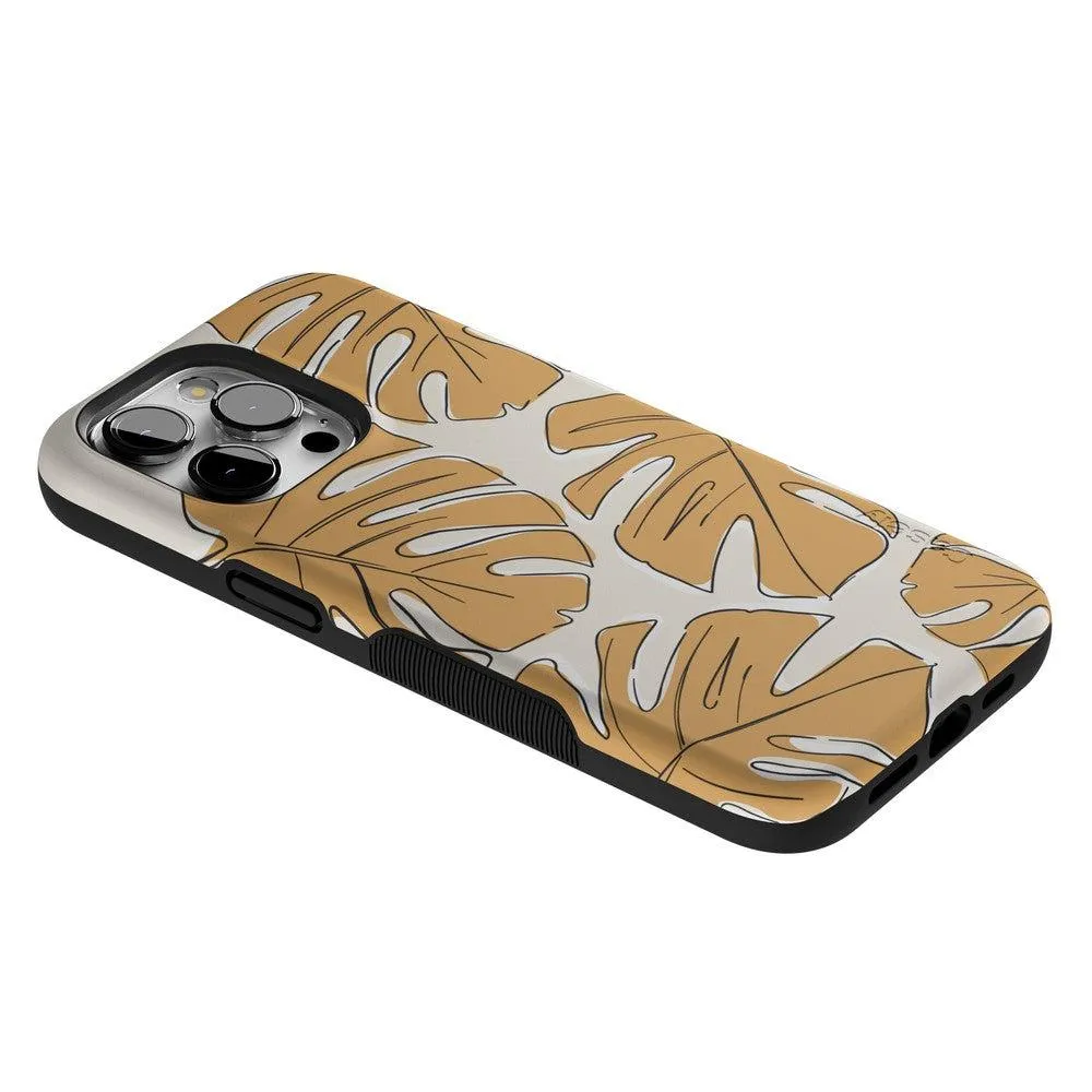 Trendy 2025 Island Time | Tropical Leaves Floral Case  Limited Stock!