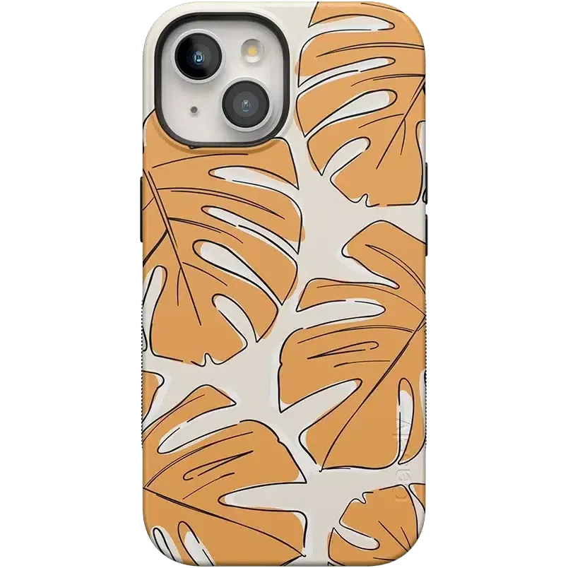 Trendy 2025 Island Time | Tropical Leaves Floral Case  Limited Stock!