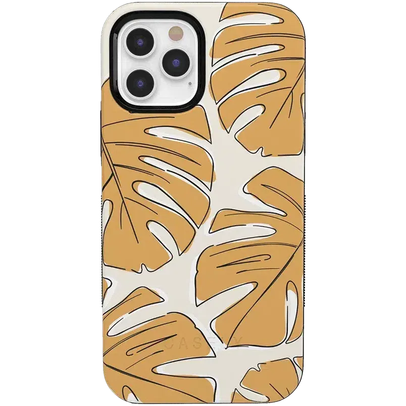 Trendy 2025 Island Time | Tropical Leaves Floral Case  Limited Stock!