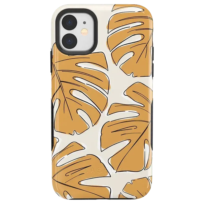 Trendy 2025 Island Time | Tropical Leaves Floral Case  Limited Stock!