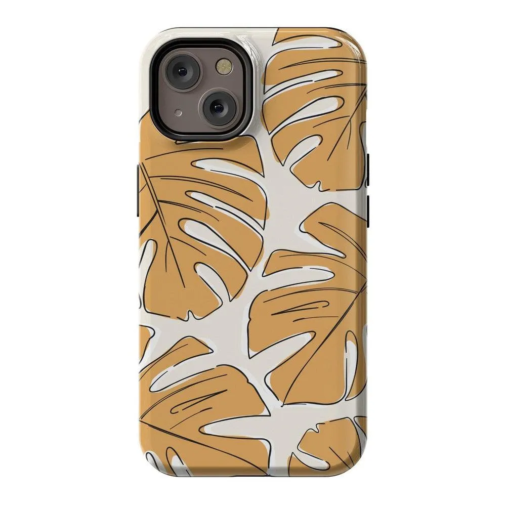 Trendy 2025 Island Time | Tropical Leaves Floral Case  Limited Stock!
