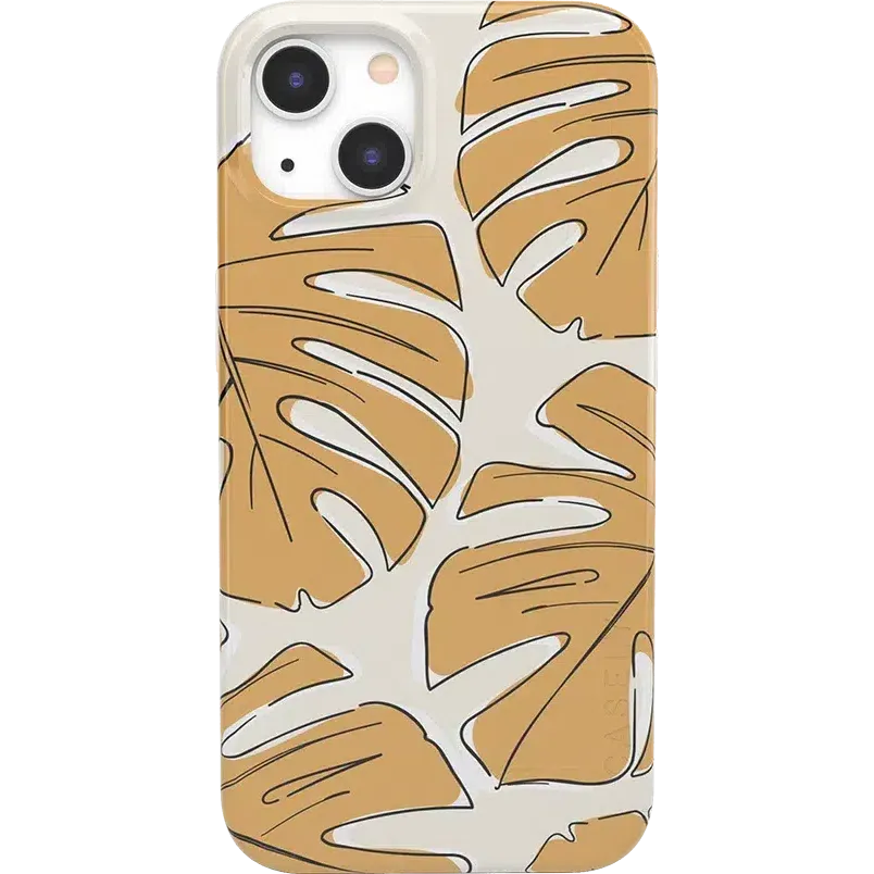Trendy 2025 Island Time | Tropical Leaves Floral Case  Limited Stock!