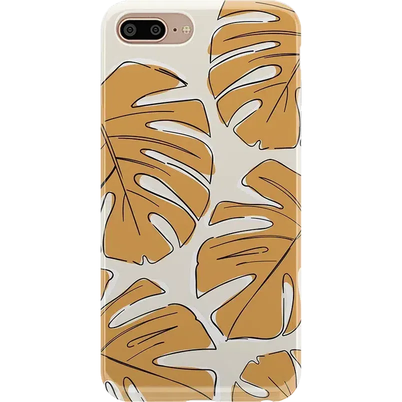 Trendy 2025 Island Time | Tropical Leaves Floral Case  Limited Stock!