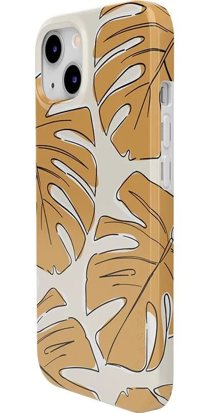 Trendy 2025 Island Time | Tropical Leaves Floral Case  Limited Stock!