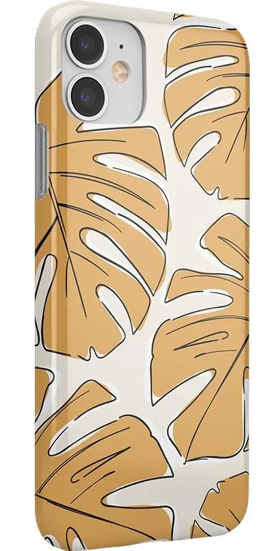 Trendy 2025 Island Time | Tropical Leaves Floral Case  Limited Stock!