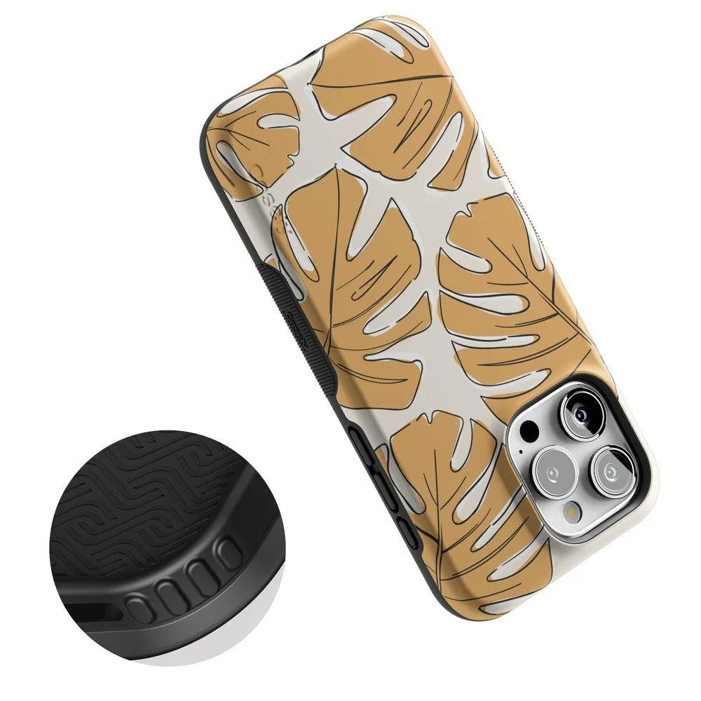 Trendy 2025 Island Time | Tropical Leaves Floral Case  Limited Stock!