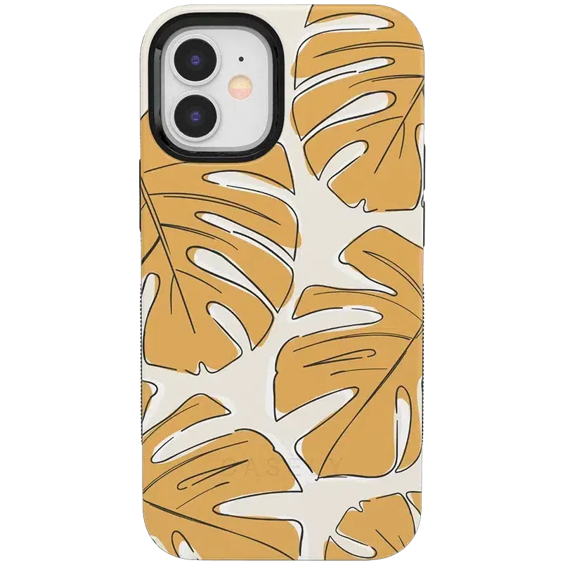Trendy 2025 Island Time | Tropical Leaves Floral Case  Limited Stock!