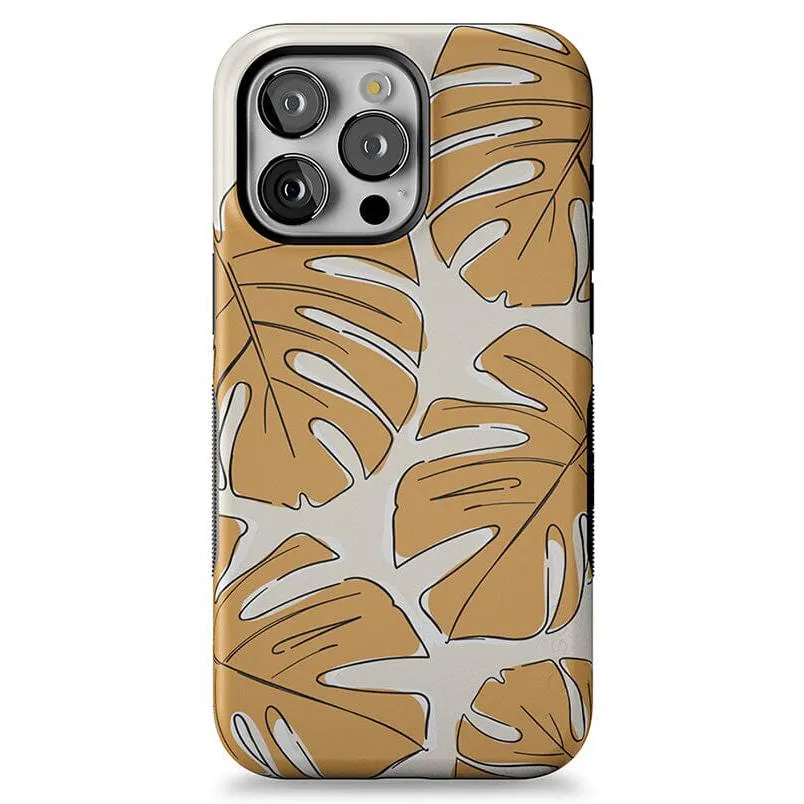 Trendy 2025 Island Time | Tropical Leaves Floral Case  Limited Stock!