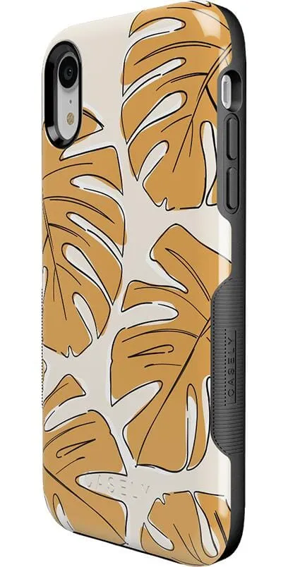 Trendy 2025 Island Time | Tropical Leaves Floral Case  Limited Stock!