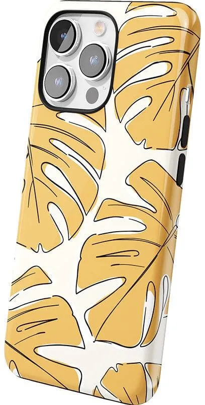 Trendy 2025 Island Time | Tropical Leaves Floral Case  Limited Stock!