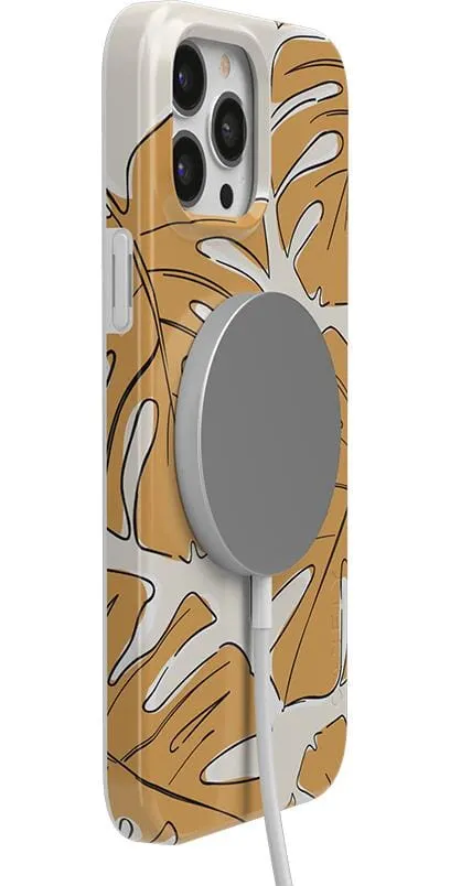 Trendy 2025 Island Time | Tropical Leaves Floral Case  Limited Stock!