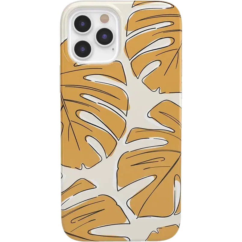 Trendy 2025 Island Time | Tropical Leaves Floral Case  Limited Stock!