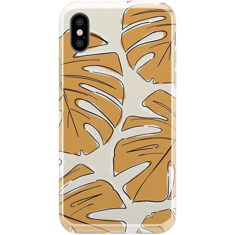 Trendy 2025 Island Time | Tropical Leaves Floral Case  Limited Stock!