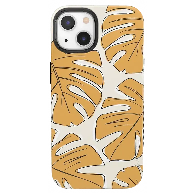Trendy 2025 Island Time | Tropical Leaves Floral Case  Limited Stock!
