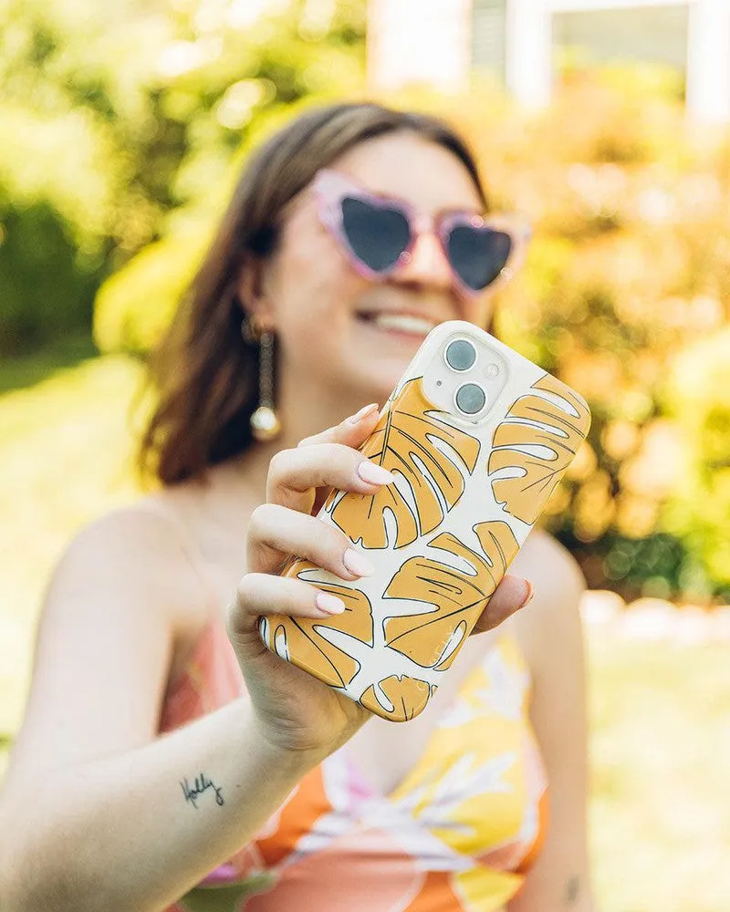 Trendy 2025 Island Time | Tropical Leaves Floral Case  Limited Stock!