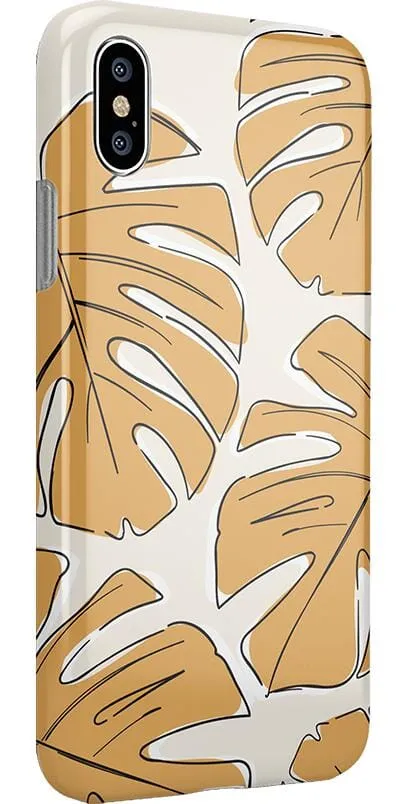 Trendy 2025 Island Time | Tropical Leaves Floral Case  Limited Stock!