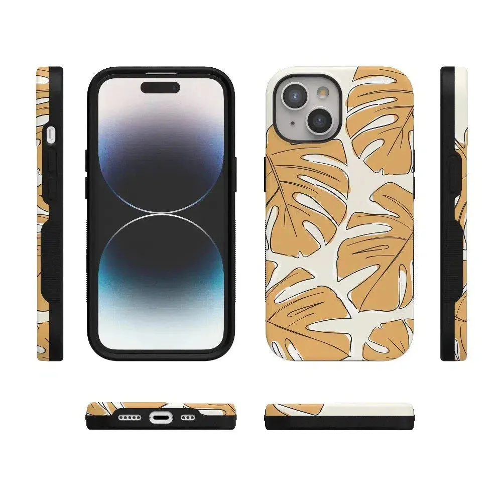 Trendy 2025 Island Time | Tropical Leaves Floral Case  Limited Stock!