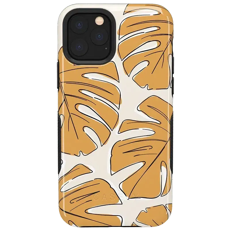 Trendy 2025 Island Time | Tropical Leaves Floral Case  Limited Stock!
