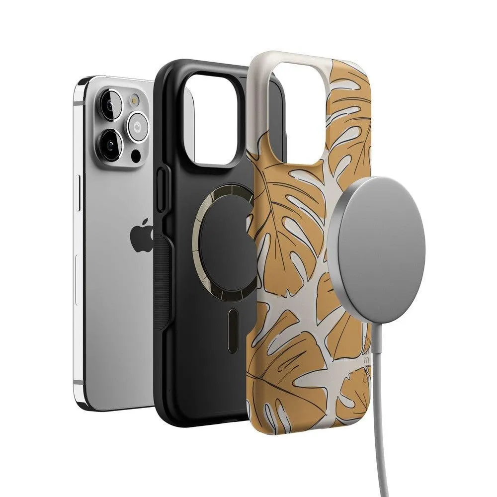 Trendy 2025 Island Time | Tropical Leaves Floral Case  Limited Stock!
