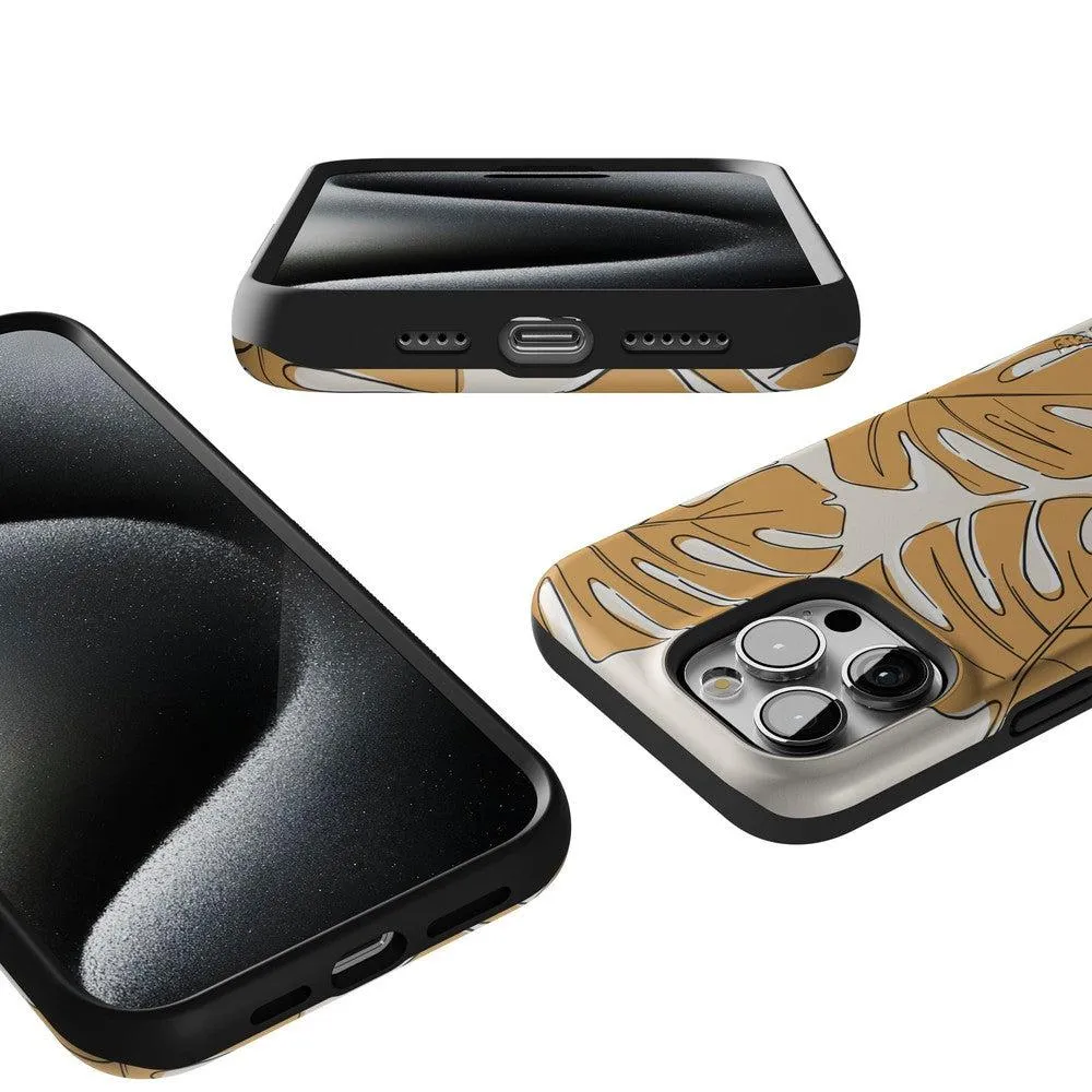 Trendy 2025 Island Time | Tropical Leaves Floral Case  Limited Stock!
