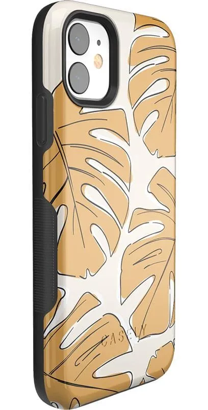 Trendy 2025 Island Time | Tropical Leaves Floral Case  Limited Stock!
