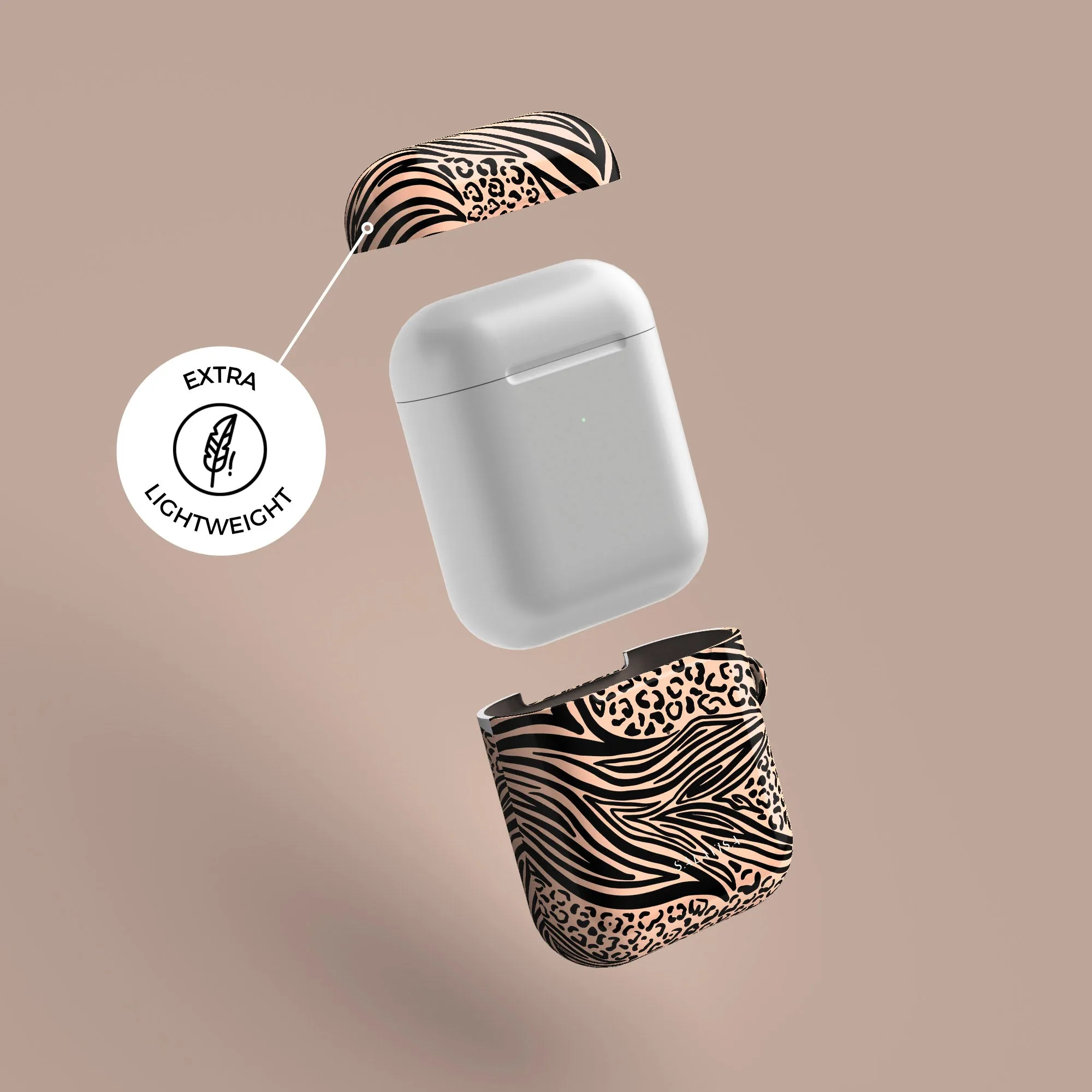 Trendy 2025 Light Zebra AirPods Case  Today Only!