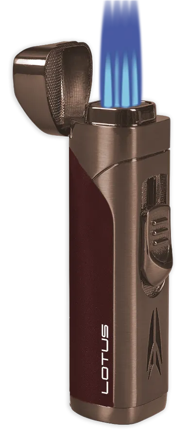 Trendy 2025 Lotus Monarch Quad Flame with Cigar Rest & Punch  Limited Availability!