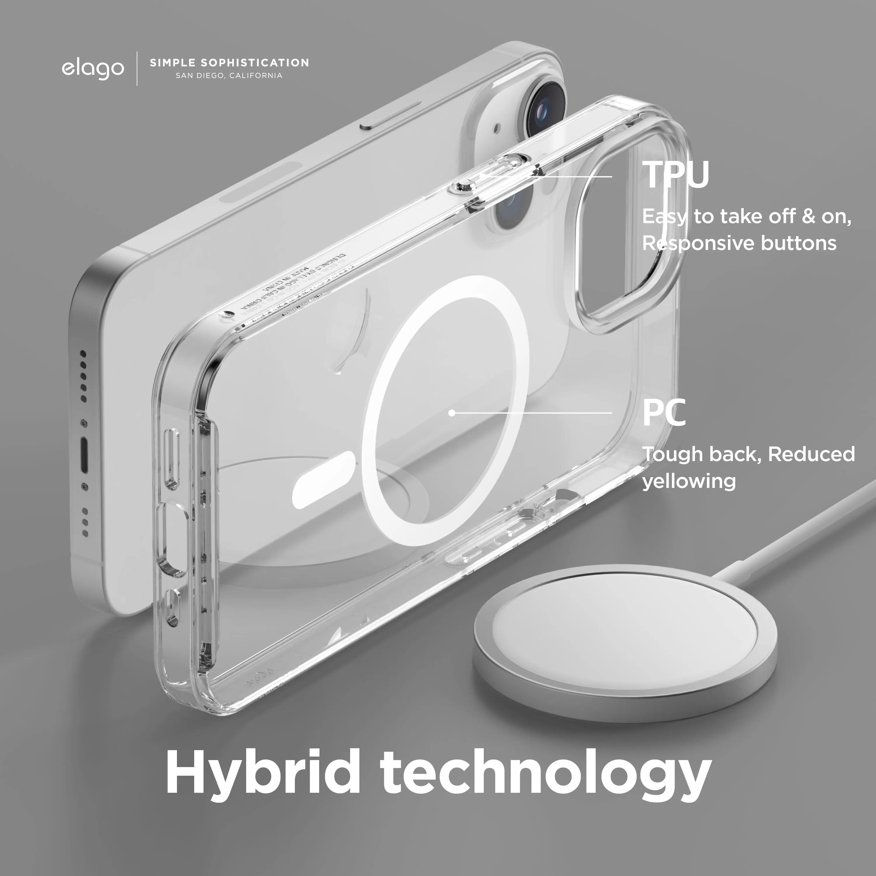 Trendy 2025 MagSafe Clear Case for iPhone 14 Plus  Limited Availability!