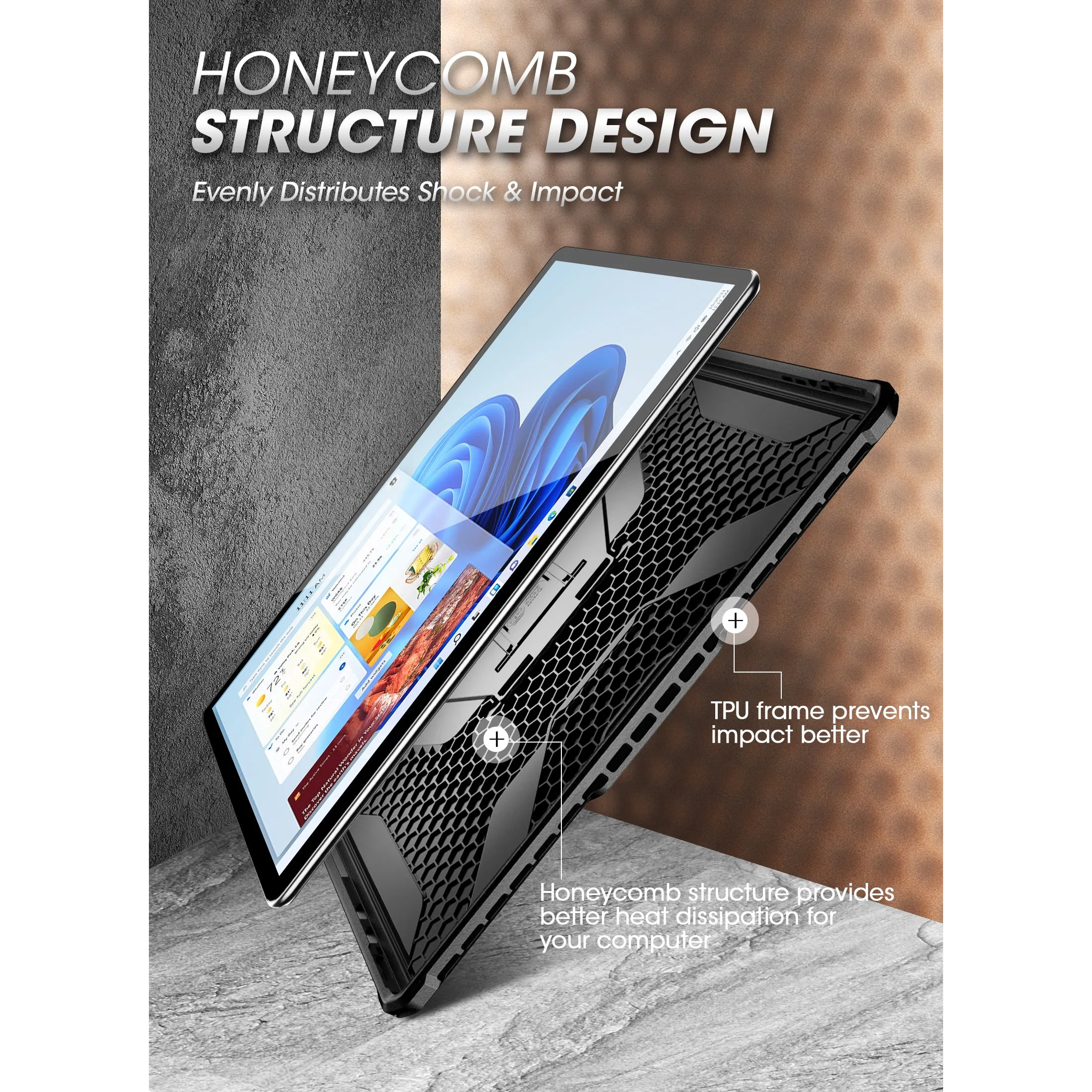 Trendy 2025 Microsoft Surface Pro 8 Unicorn Beetle PRO Rugged Case-Black  Limited Availability!