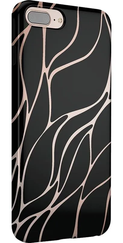 Trendy 2025 Midnight Ride | Black and Gold Metallic Waves Case  Almost Gone!
