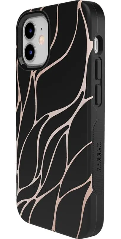 Trendy 2025 Midnight Ride | Black and Gold Metallic Waves Case  Almost Gone!