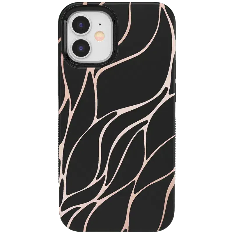 Trendy 2025 Midnight Ride | Black and Gold Metallic Waves Case  Almost Gone!
