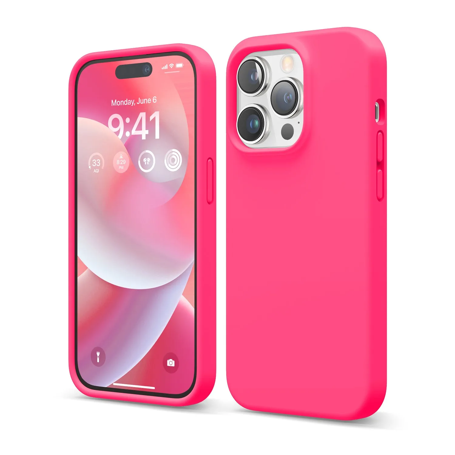 Trendy 2025 Premium Silicone Case for iPhone 14 Pro  Today Only!