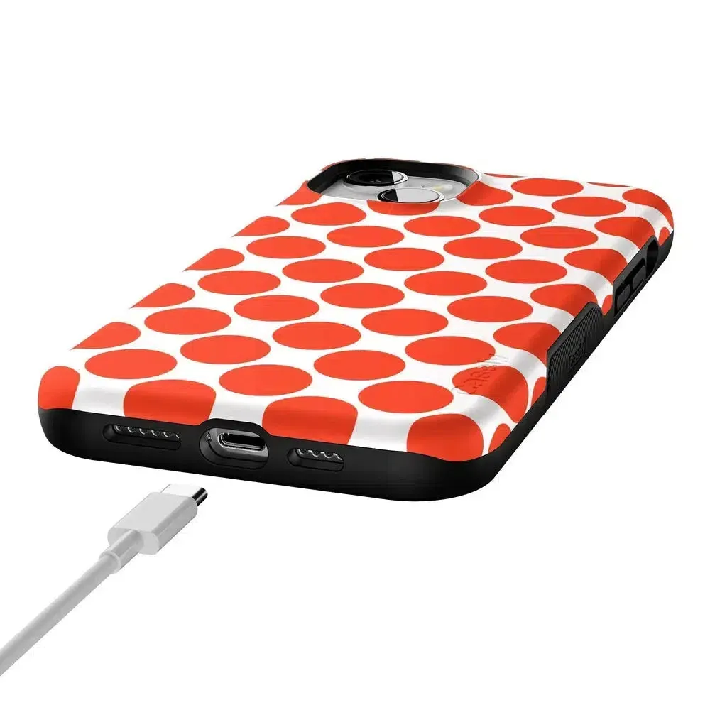 Trendy 2025 Red Dots | High Contrast Design Case  Almost Sold Out!