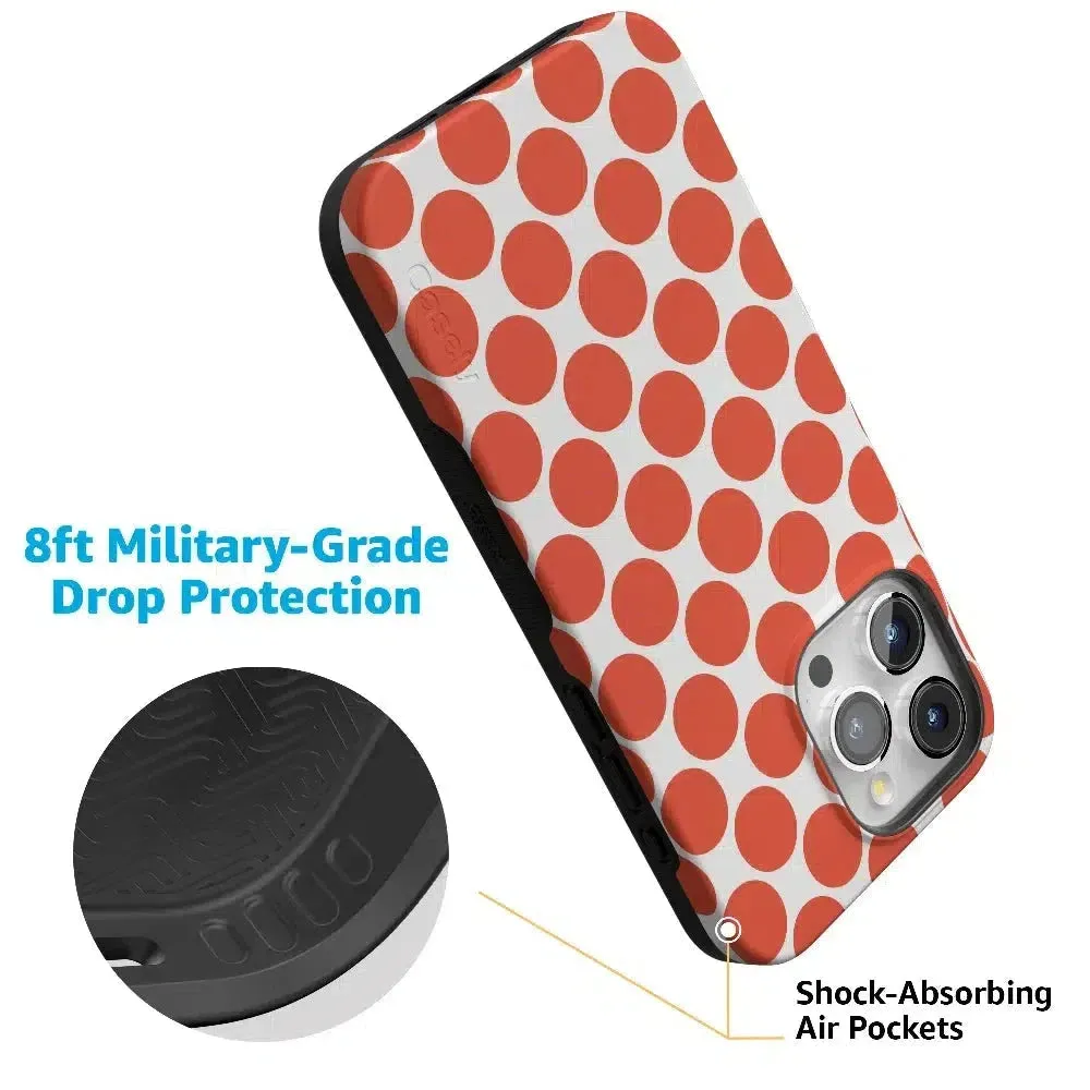 Trendy 2025 Red Dots | High Contrast Design Case  Almost Sold Out!