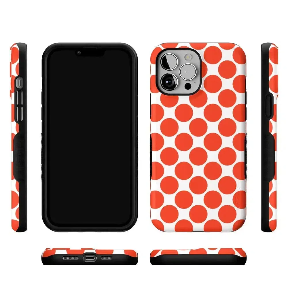 Trendy 2025 Red Dots | High Contrast Design Case  Almost Sold Out!