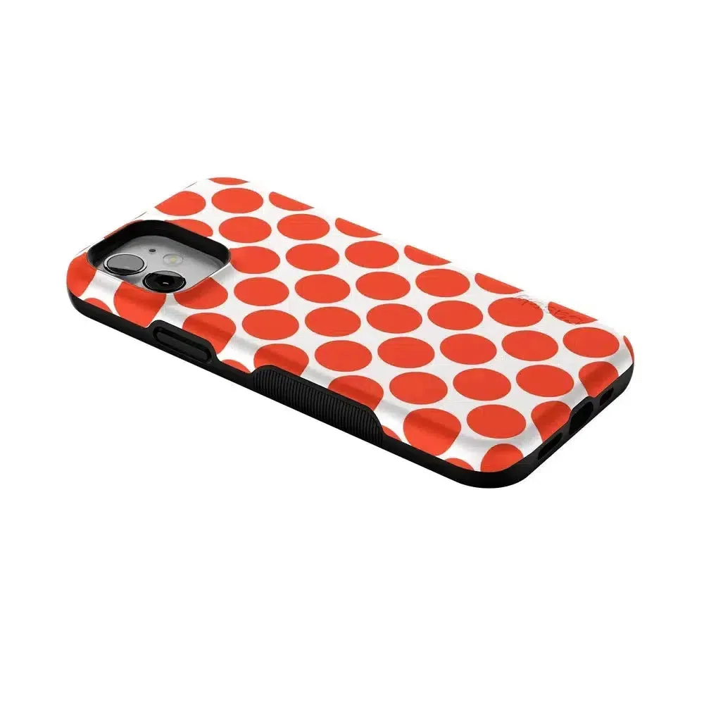 Trendy 2025 Red Dots | High Contrast Design Case  Almost Sold Out!