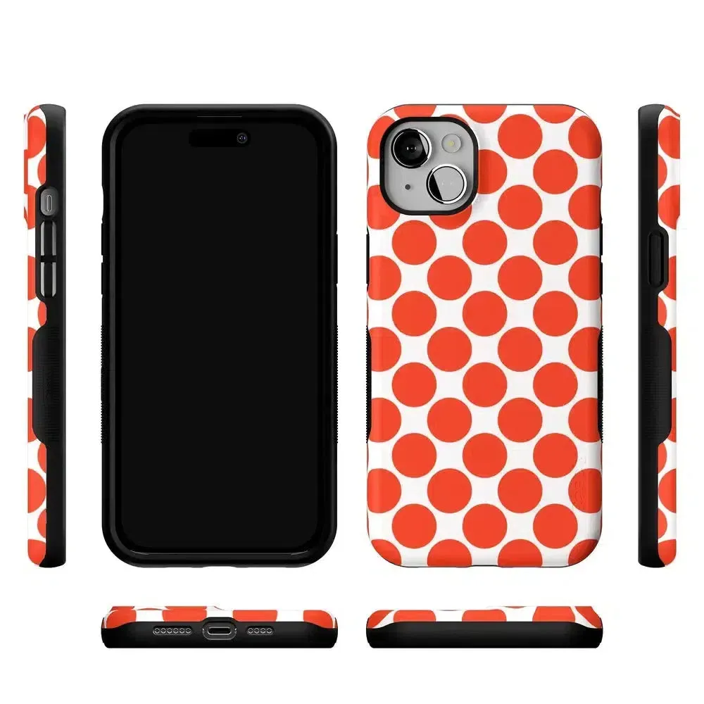 Trendy 2025 Red Dots | High Contrast Design Case  Almost Sold Out!