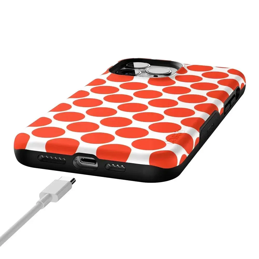 Trendy 2025 Red Dots | High Contrast Design Case  Almost Sold Out!