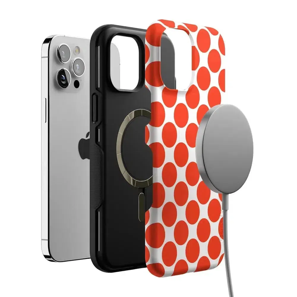Trendy 2025 Red Dots | High Contrast Design Case  Almost Sold Out!