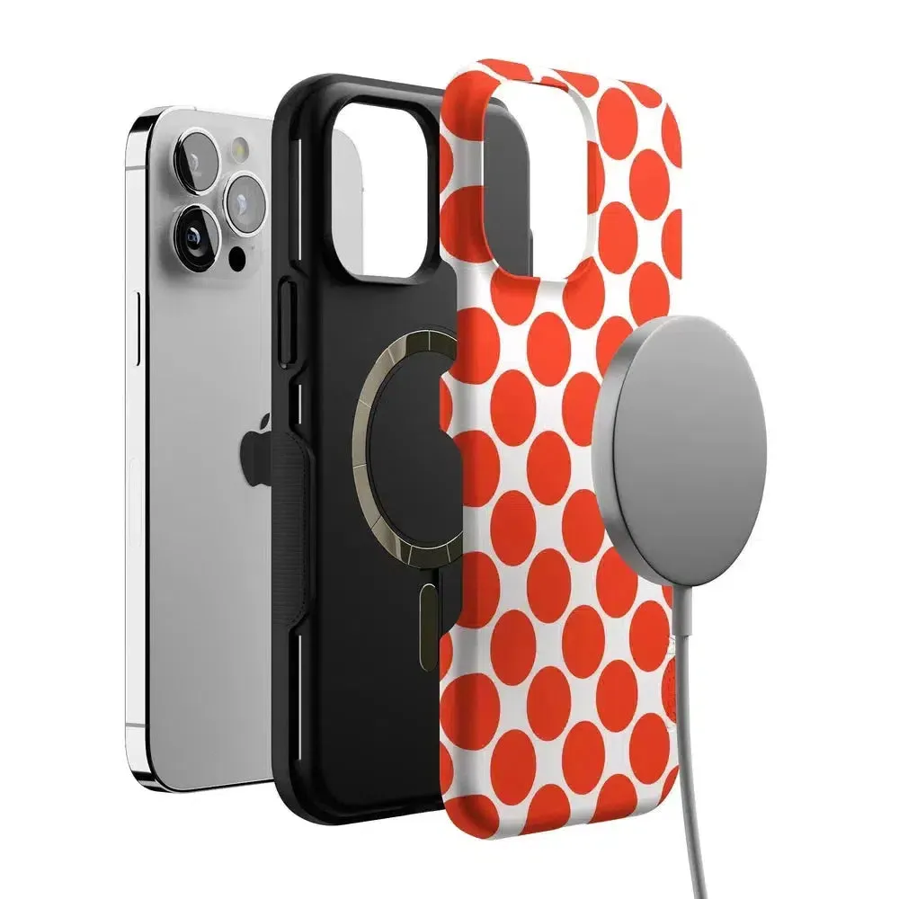 Trendy 2025 Red Dots | High Contrast Design Case  Almost Sold Out!