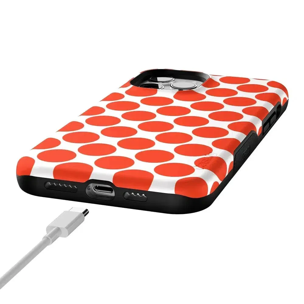 Trendy 2025 Red Dots | High Contrast Design Case  Almost Sold Out!